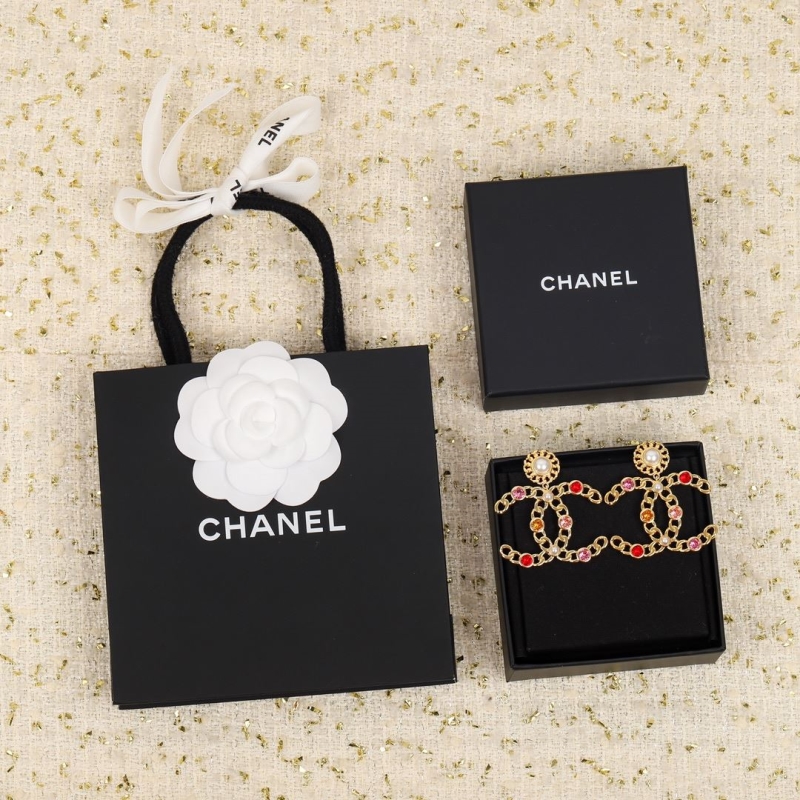 Ch*el earrings